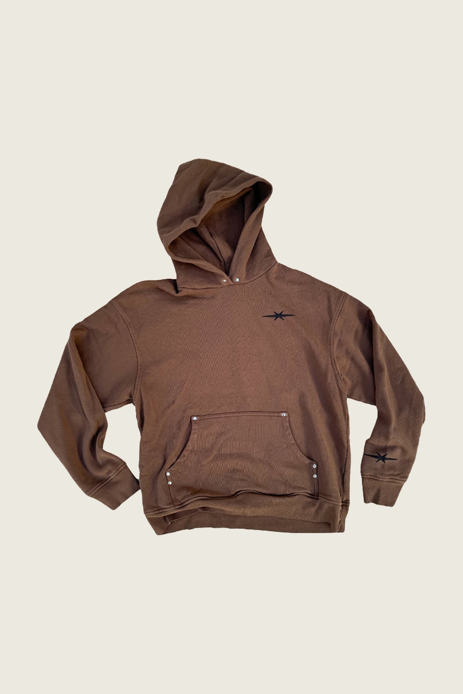 Clothing Studded Hooded Sweatshirt Pleasures TWITCH STUDDED HOODIE